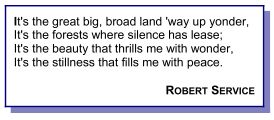 "Robert Service Poem"